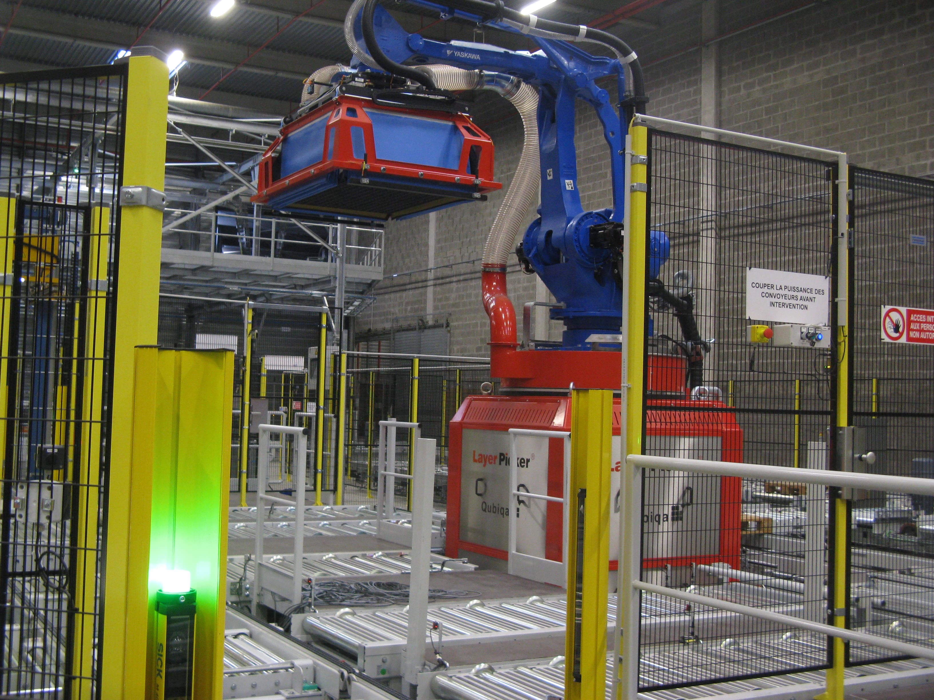 Cellule de palettisation robot Yaskawa Motoman — ObiTec Grand Ouest